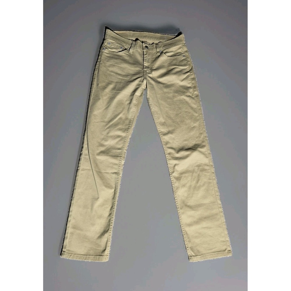 Levis 511 Red Tab Mens Jeans Slim Fit Taper Leg 29x30 Tan Stretch All‎ Seasons